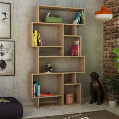 Libreria Casimira, 96x26h169 cm,<Dmora Store