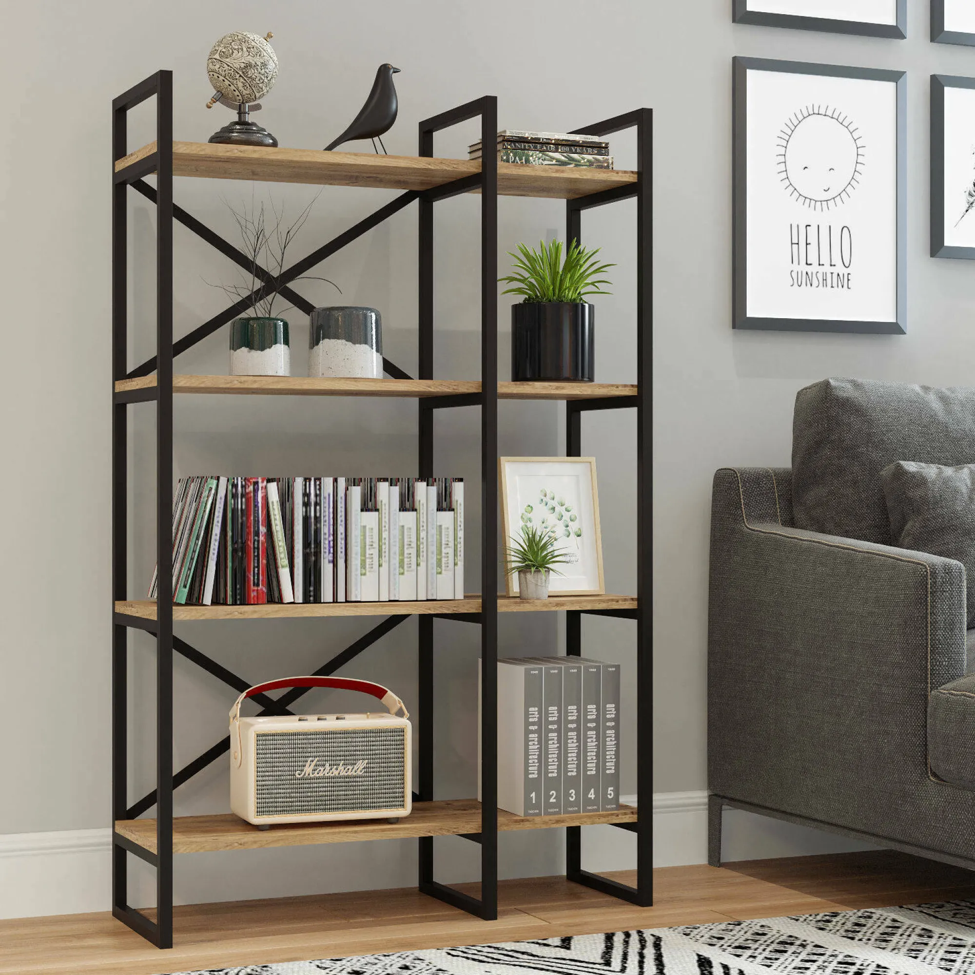 Libreria Desire, 88x30 h138 cm,<Dmora Cheap