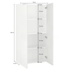 Libreria Donatella, 70x35h140 cm,<Dmora Store