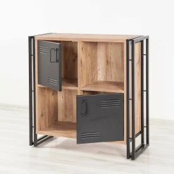Libreria Dpecorin, Quercia e Nero, 89x35h89 cm<Dmora Best