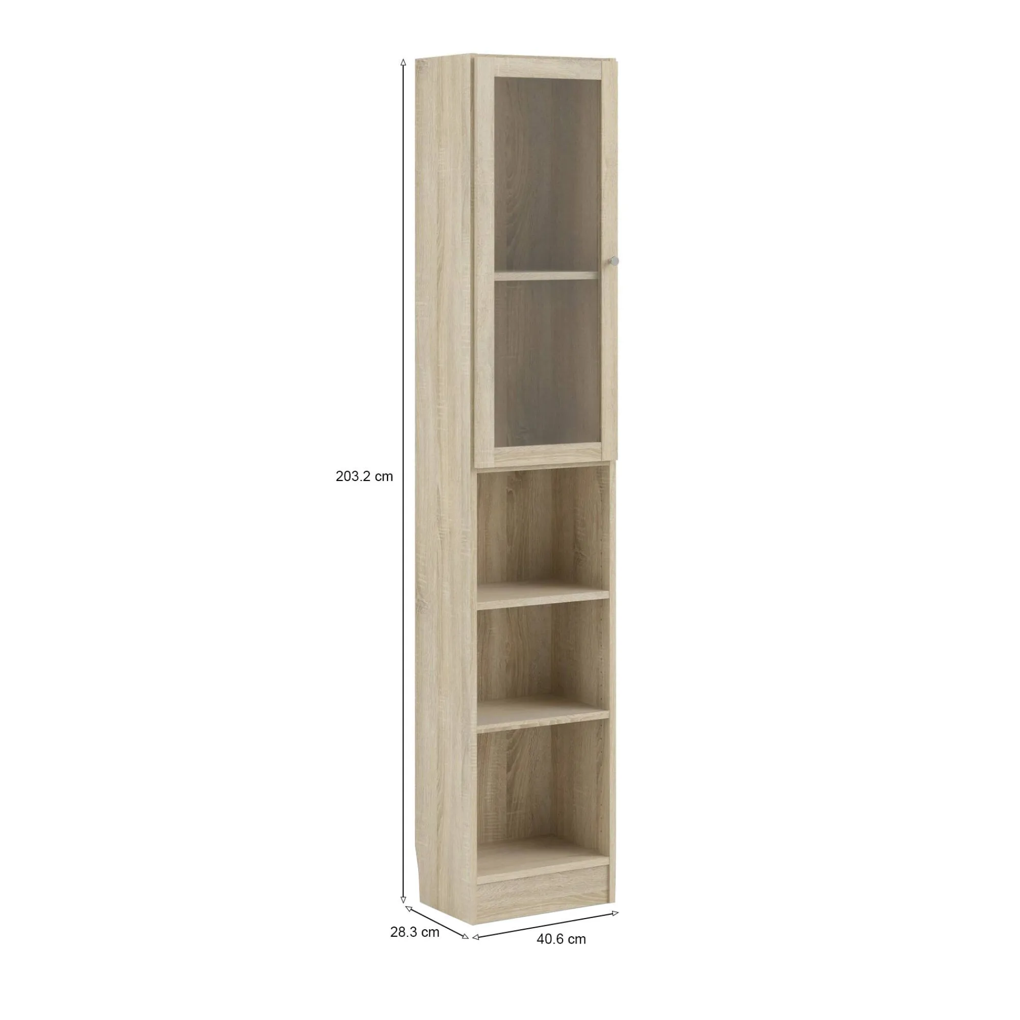 Libreria Dsitu, 28x41 h203 cm,<Dmora Online