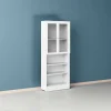 Libreria Dsmallin, 28x79 h203 cm,<Dmora Shop
