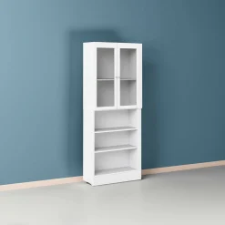 Libreria Dsmallin, 28x79 h203 cm,<Dmora Shop