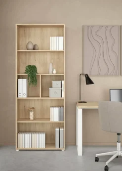 Libreria Dsposit, 34x80 h205 cm,<Dmora Best