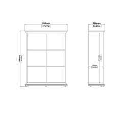 Libreria Dstellon, 37x96 h126 cm,<Dmora Fashion