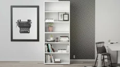 Libreria Dtenton, 89x40 h222 cm,<Dmora Outlet