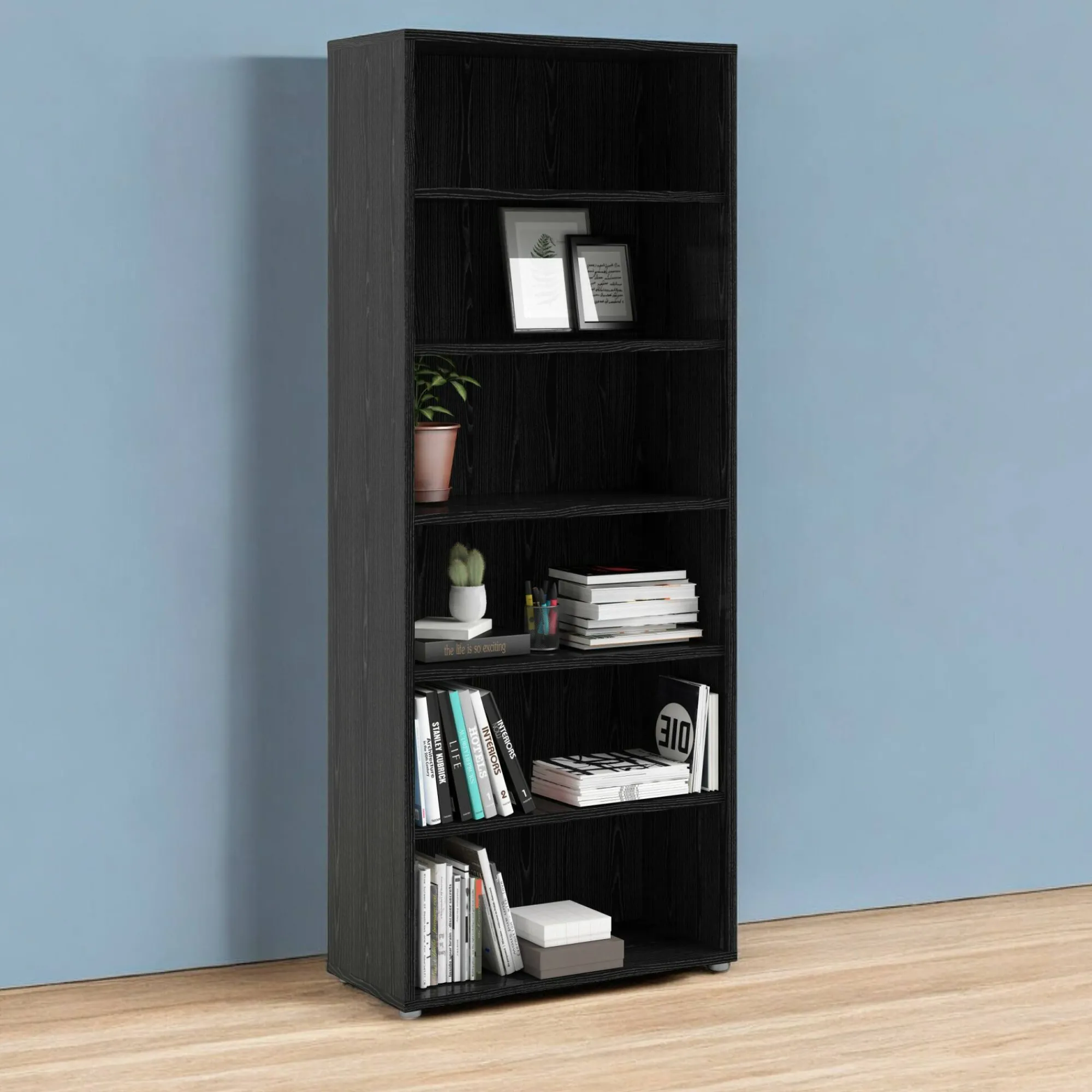 Libreria Dtenton, 89x40 h222 cm,<Dmora Discount