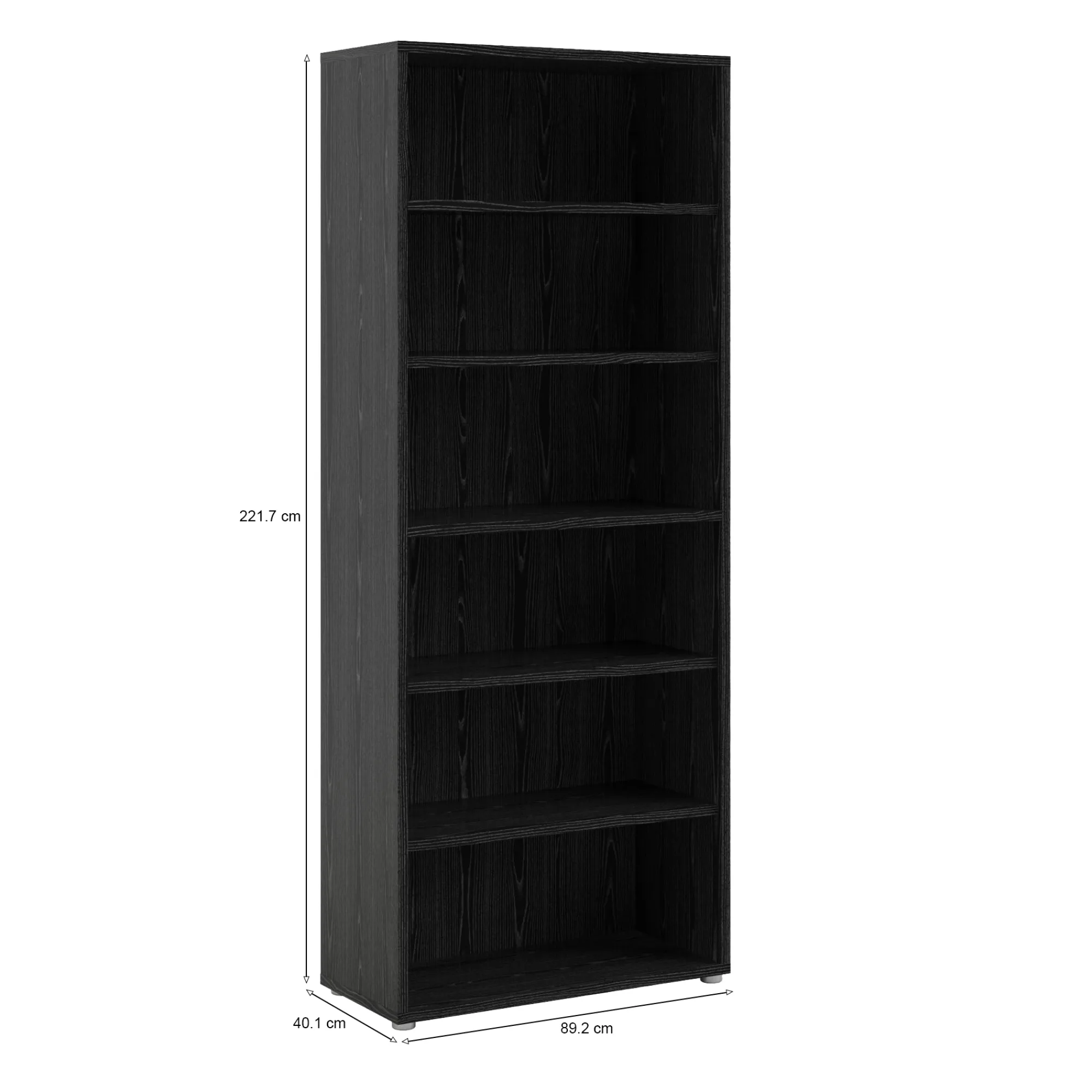 Libreria Dtenton, 89x40 h222 cm,<Dmora Discount