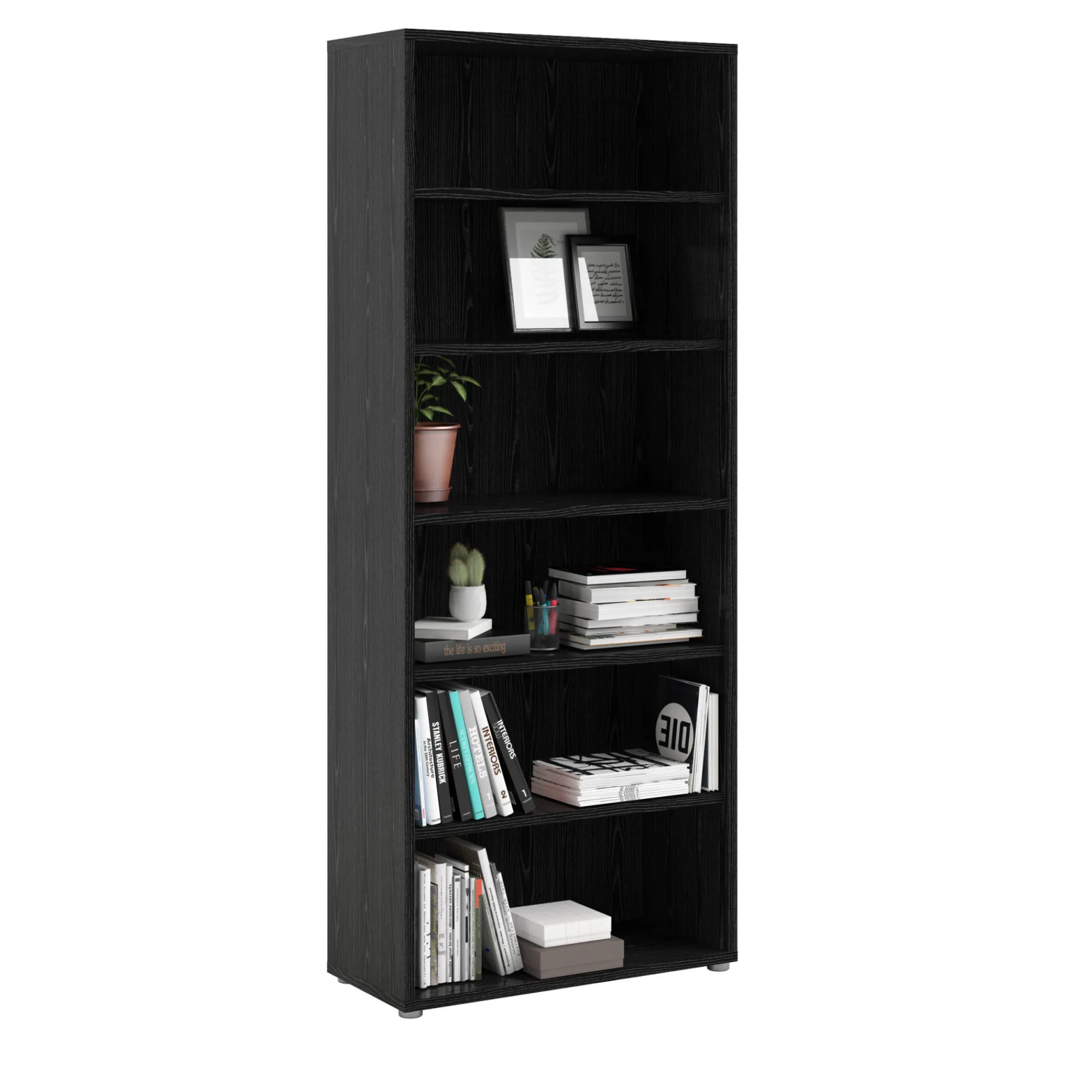 Libreria Dtenton, 89x40 h222 cm,<Dmora Discount