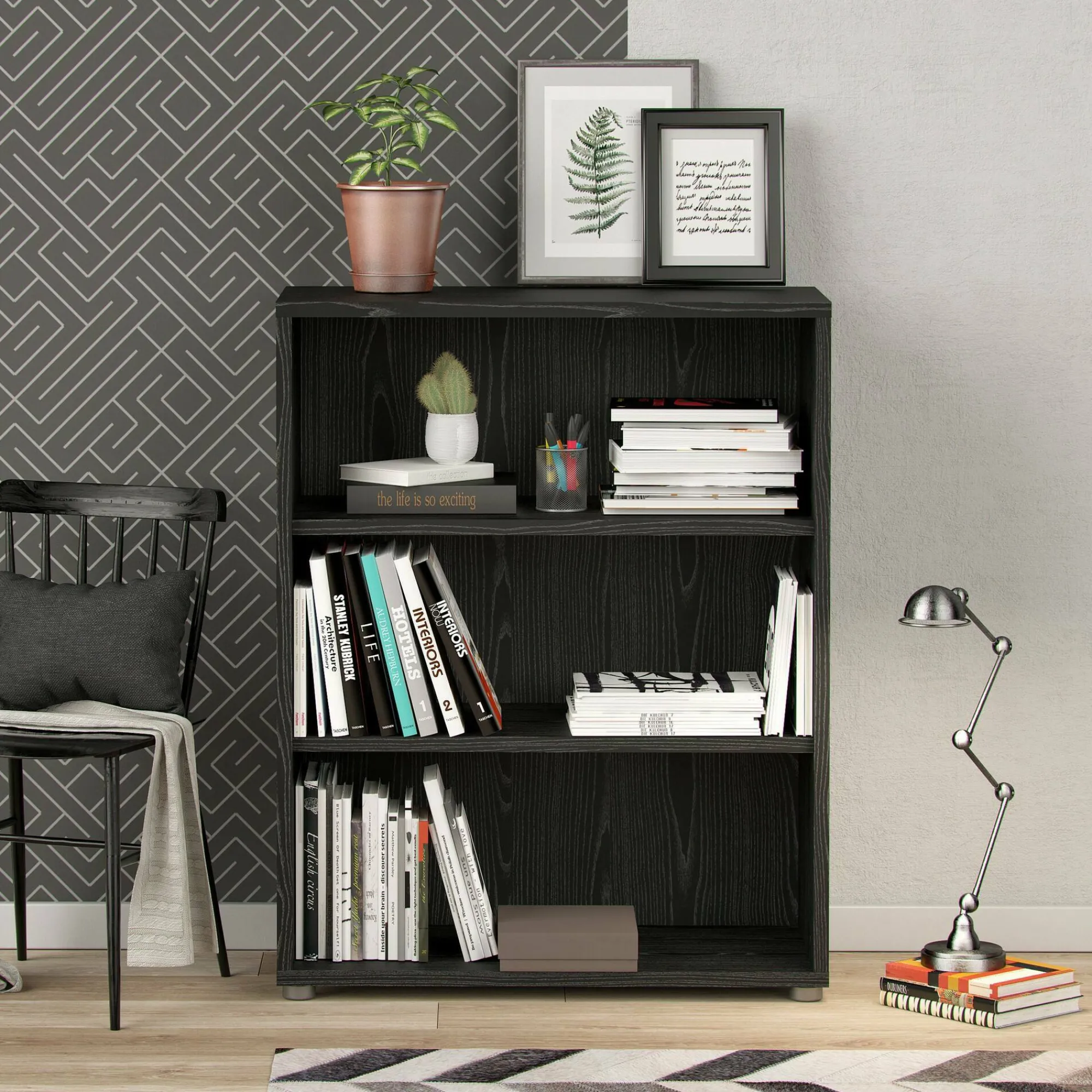 Libreria Dterlizz, 89x40 h113 cm,<Dmora Best