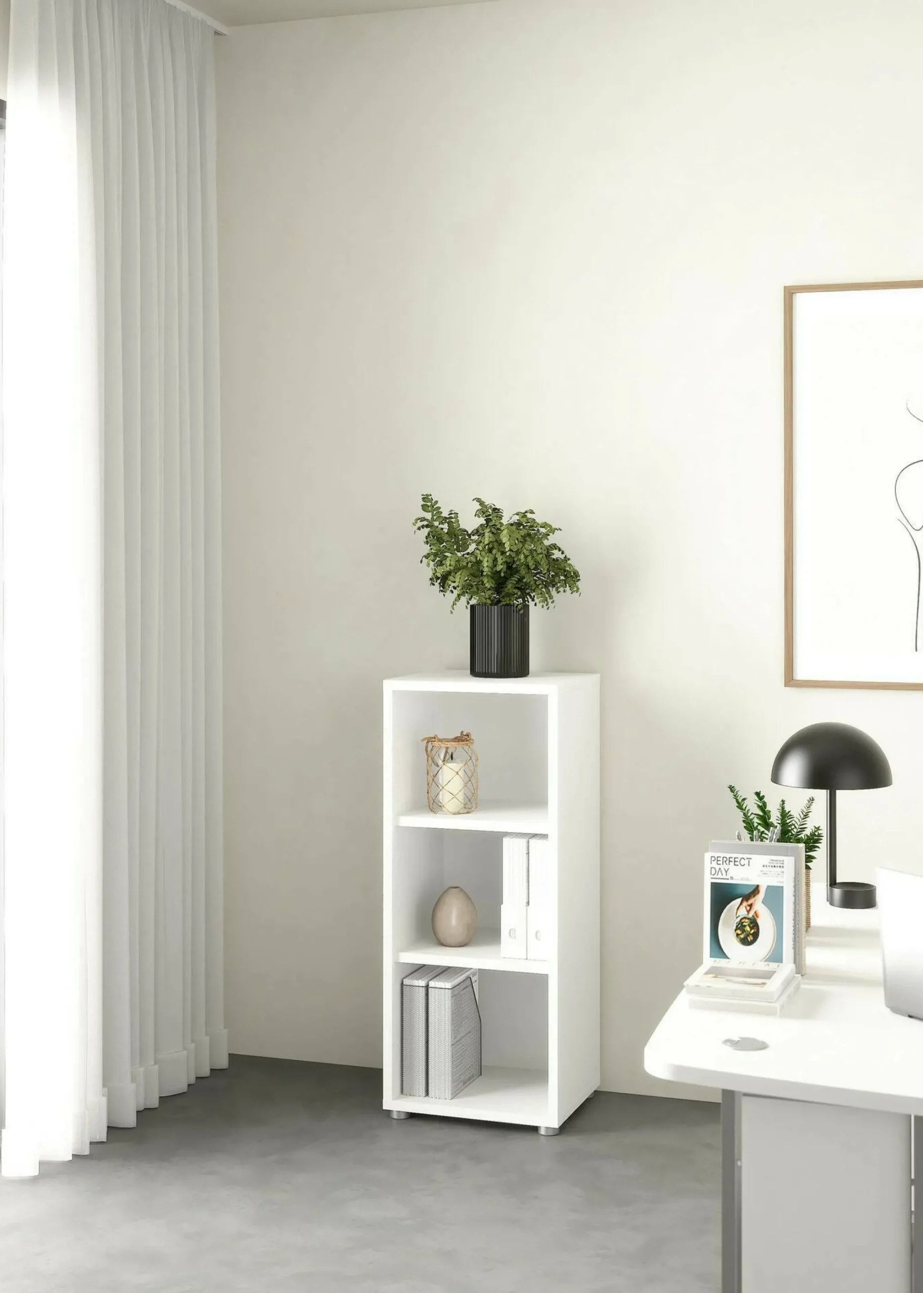 Libreria Dterzi, 40x47 h113 cm,<Dmora Hot