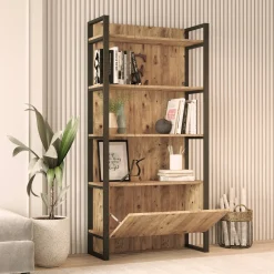 Libreria Georges, 90x34 h180 cm,<Dmora Clearance