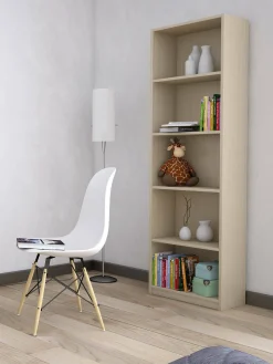Libreria Giordana, 57x25h186 cm,<Dmora Clearance