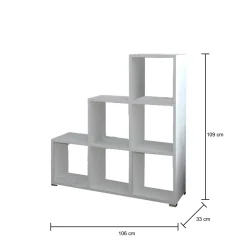 Libreria Isaias, 106x33h109 cm,<Dmora Best