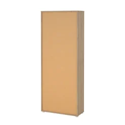 Libreria Pierre, 34x80 h205 cm, Rovere e Bianco<Dmora Flash Sale