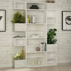 Libreria Sally, 120x20 h171 cm,<Dmora Cheap
