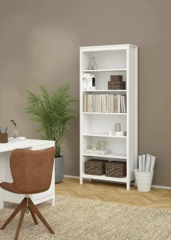 Libreria Sinlaku, 33x78 h199 cm,<Dmora Shop