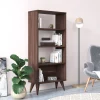Libreria verticale con quattro scomparti, cm 54 x 25 x 121, colore<Dmora Discount