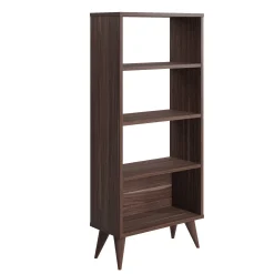 Libreria verticale con quattro scomparti, cm 54 x 25 x 121, colore<Dmora Fashion