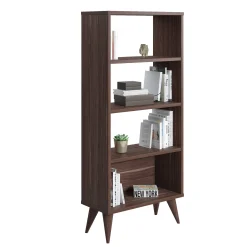 Libreria verticale con quattro scomparti, cm 54 x 25 x 121, colore<Dmora Discount