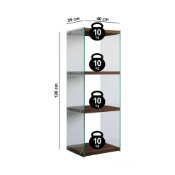 Libreria Zenobie, , 40x35h120 cm<Dmora Hot