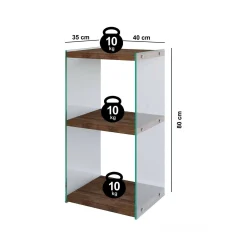 Libreria Zenobie, , 40x35h80 cm<Dmora Outlet