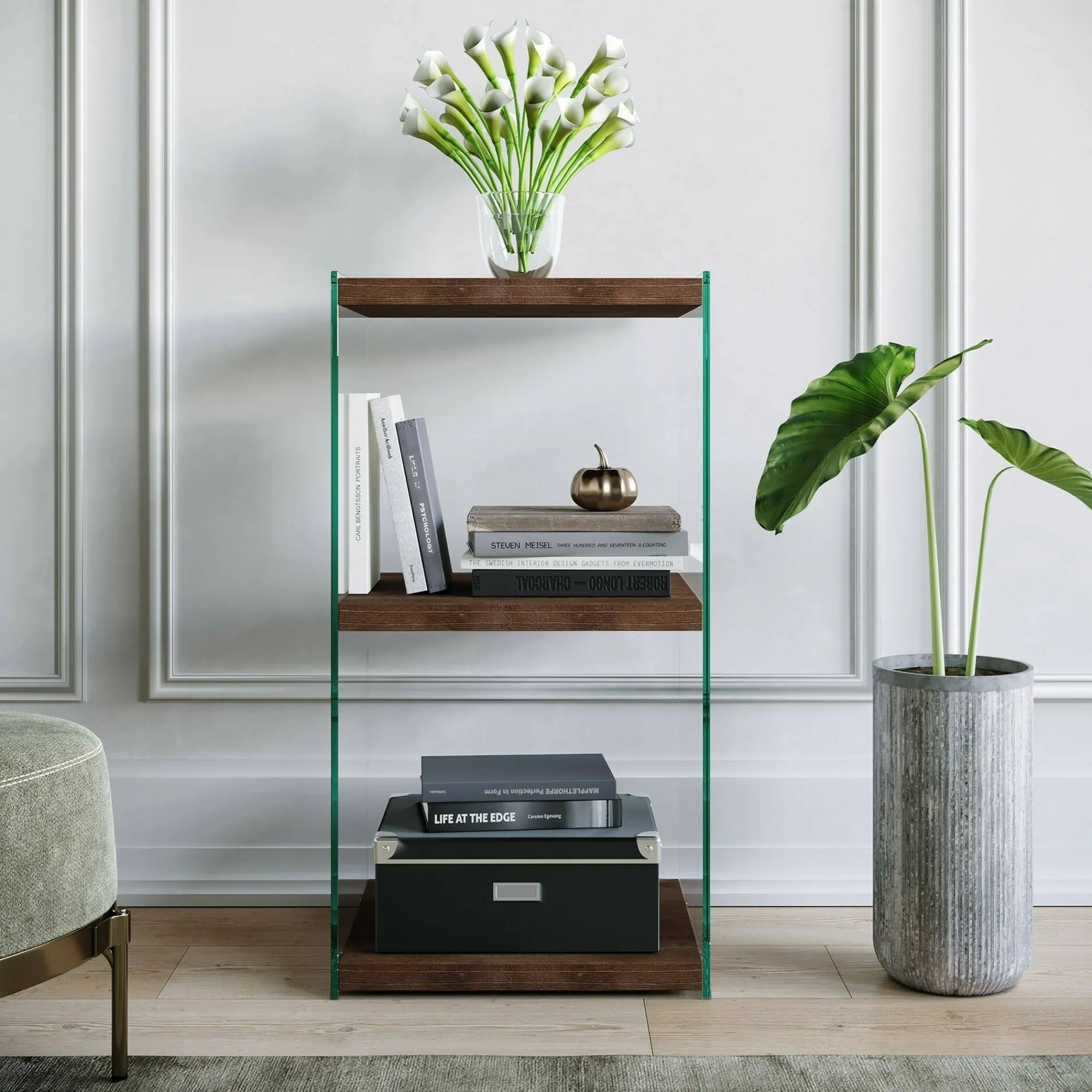 Libreria Zenobie, , 40x35h80 cm<Dmora Outlet