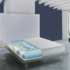 Materasso matrimoniale Aba, Anti acaro e Anallergico, Cm 180x200h26<Dmora Store