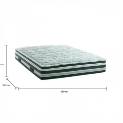 Materasso matrimoniale Amistad, Anti acaro e Anallergico, Cm 160x200h32<Dmora Flash Sale