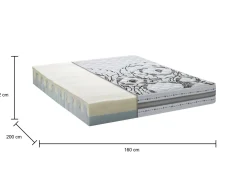 Materasso matrimoniale Incoronata, Anti acaro e Anallergico, Cm 160x200h 22<Dmora Fashion