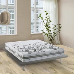 Materasso matrimoniale Incoronata, Anti acaro e Anallergico, Cm 160x190h 22<Dmora Shop