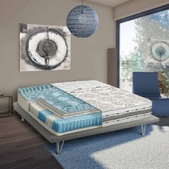 Materasso piazza e mezza Amaroni, Anti acaro e Anallergico, Cm 120x190h25<Dmora Fashion