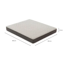 Materasso piazza e mezza Zaffiro, 100% Made in Italy, 120x190xh21 cm<Dmora Best