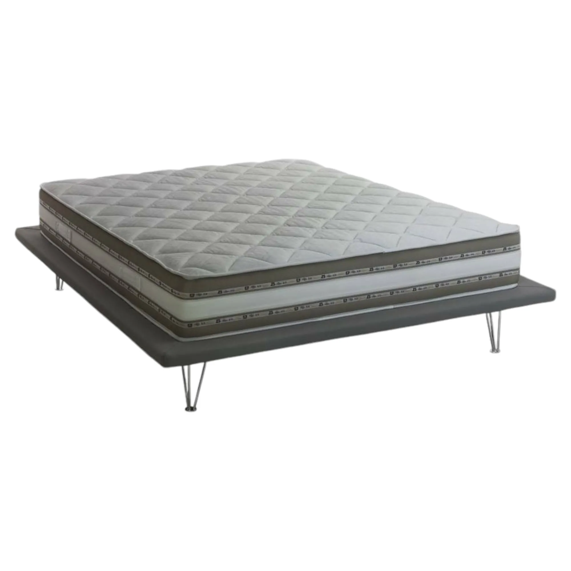 Materasso piazza e mezza Mariasole, Anti acaro e Anallergico, Cm 120x190h27<Dmora Clearance