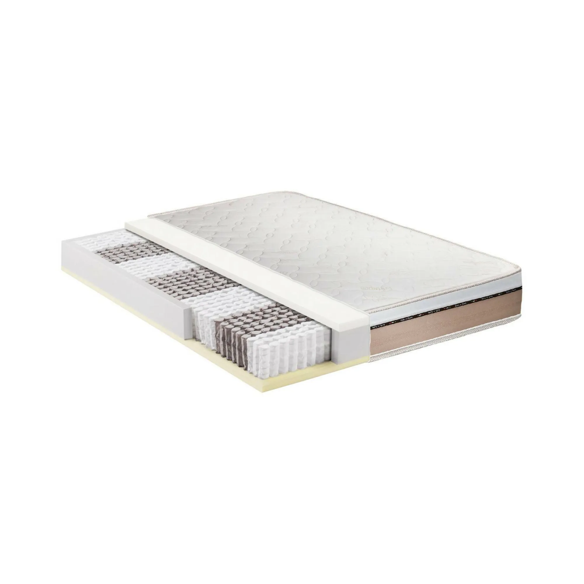 Materasso piazza e mezza Asica, 100% Made in Italy, 120x200xh25 cm<Dmora Best
