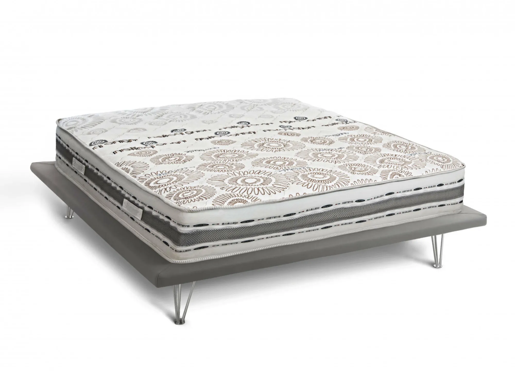 Materasso piazza e mezza Amaroni, Anti acaro e Anallergico, Cm 120x190h25<Dmora Fashion