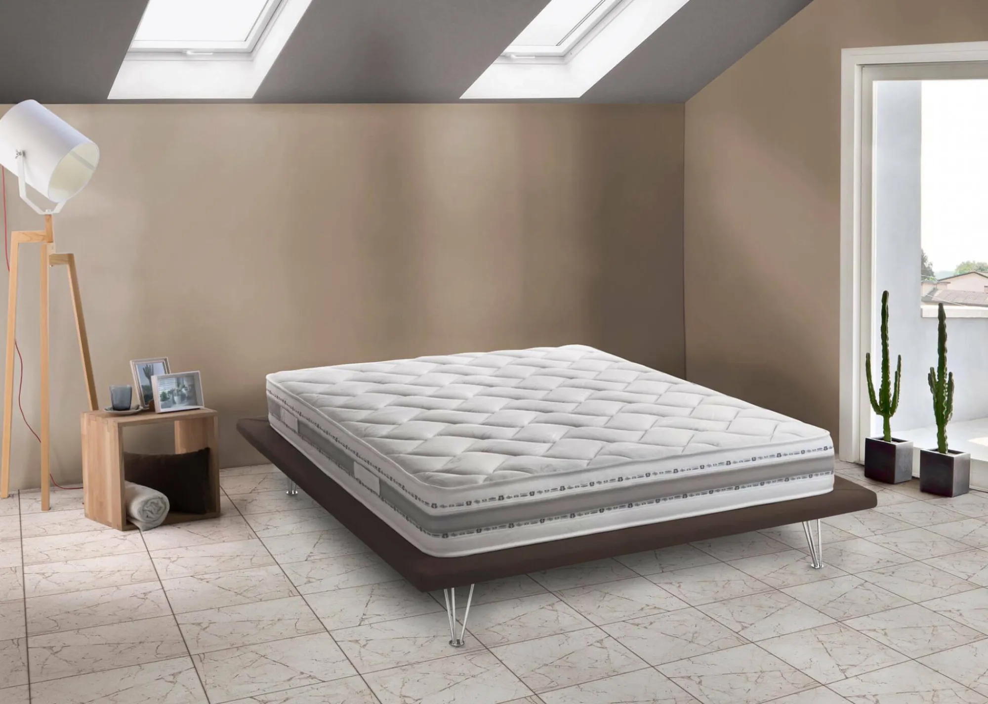 Materasso piazza e mezza Avanti, Anti acaro e Anallergico, Cm 120x190h21<Dmora Sale