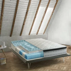 Materasso singolo Adrano, Anti acaro e Anallergico, Cm 90x200h27<Dmora Hot