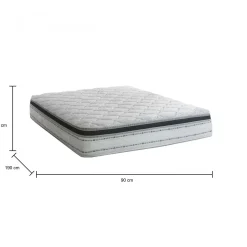 Materasso singolo Adrano, Anti acaro e Anallergico, Cm 90x190h27<Dmora Sale