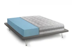 Materasso singolo Anselmo, Anti acaro e Anallergico, Cm 80x190h21<Dmora Discount