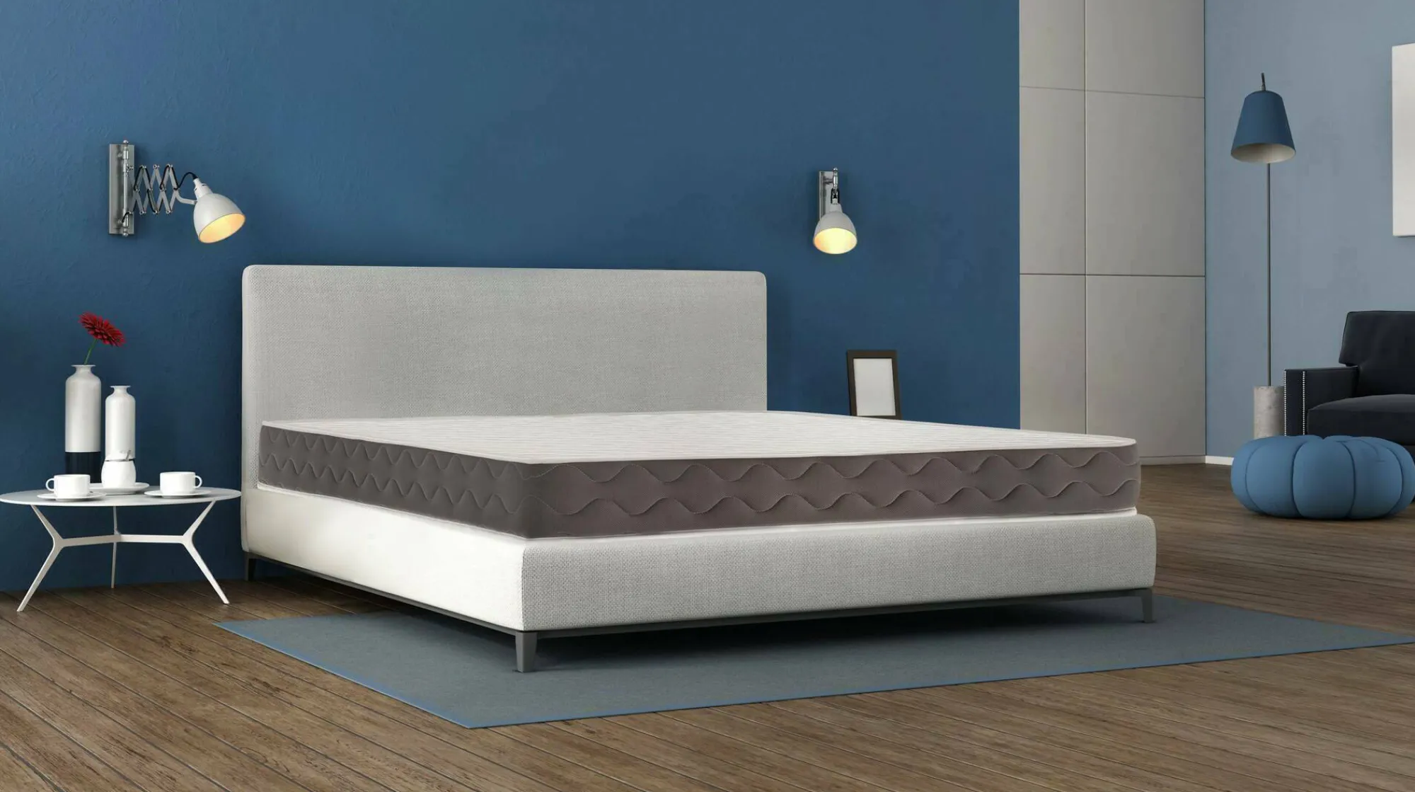 Materasso singolo Archetta, 100% Made in Italy, 90x200xh21 cm<Dmora Best