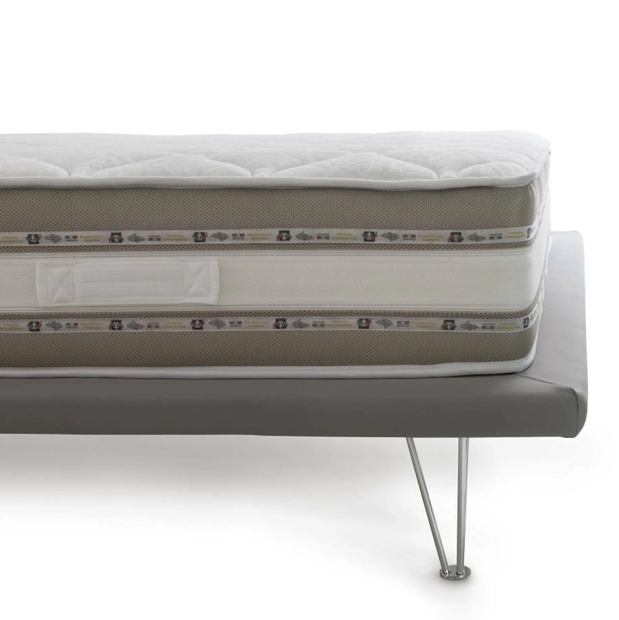 Materasso singolo Assi, Anti acaro e Anallergico, Cm 90x190h27<Dmora Shop