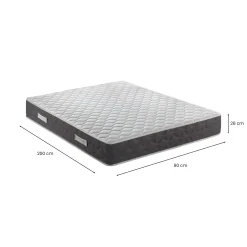 Materasso singolo Katerine, 100% Made in Italy, 90x200xh28 cm<Dmora Shop