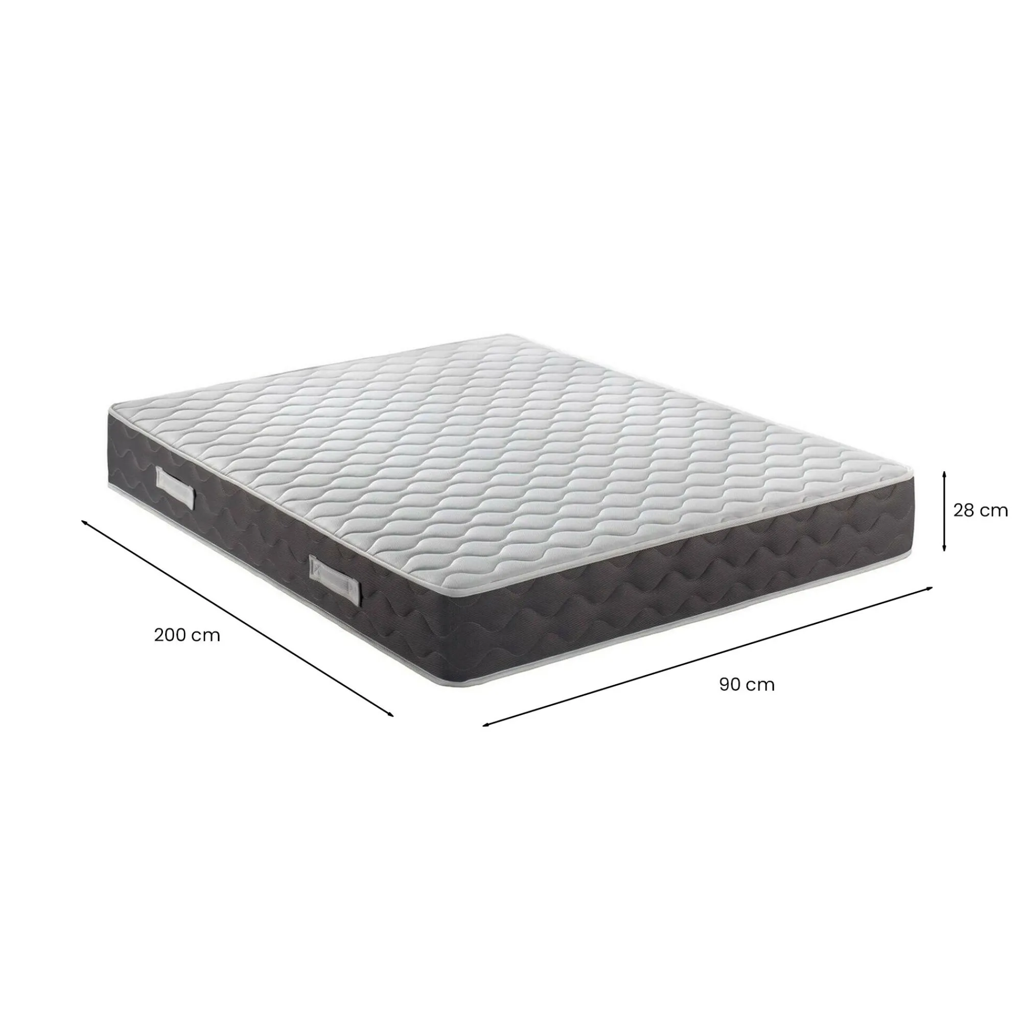 Materasso singolo Katerine, 100% Made in Italy, 90x200xh28 cm<Dmora Shop