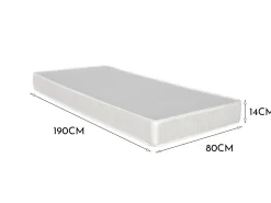 Materasso singolo Tedalda, 100% Made in Italy, 80x190h14 cm<Dmora Best Sale