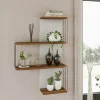 Mensola Batilda, 64x19h96 cm, Quercia e Bianco<Dmora Sale