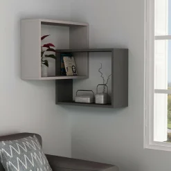 Mensola Fiandra, 68x60 h68 cm, Beige e Antracite<Dmora Discount