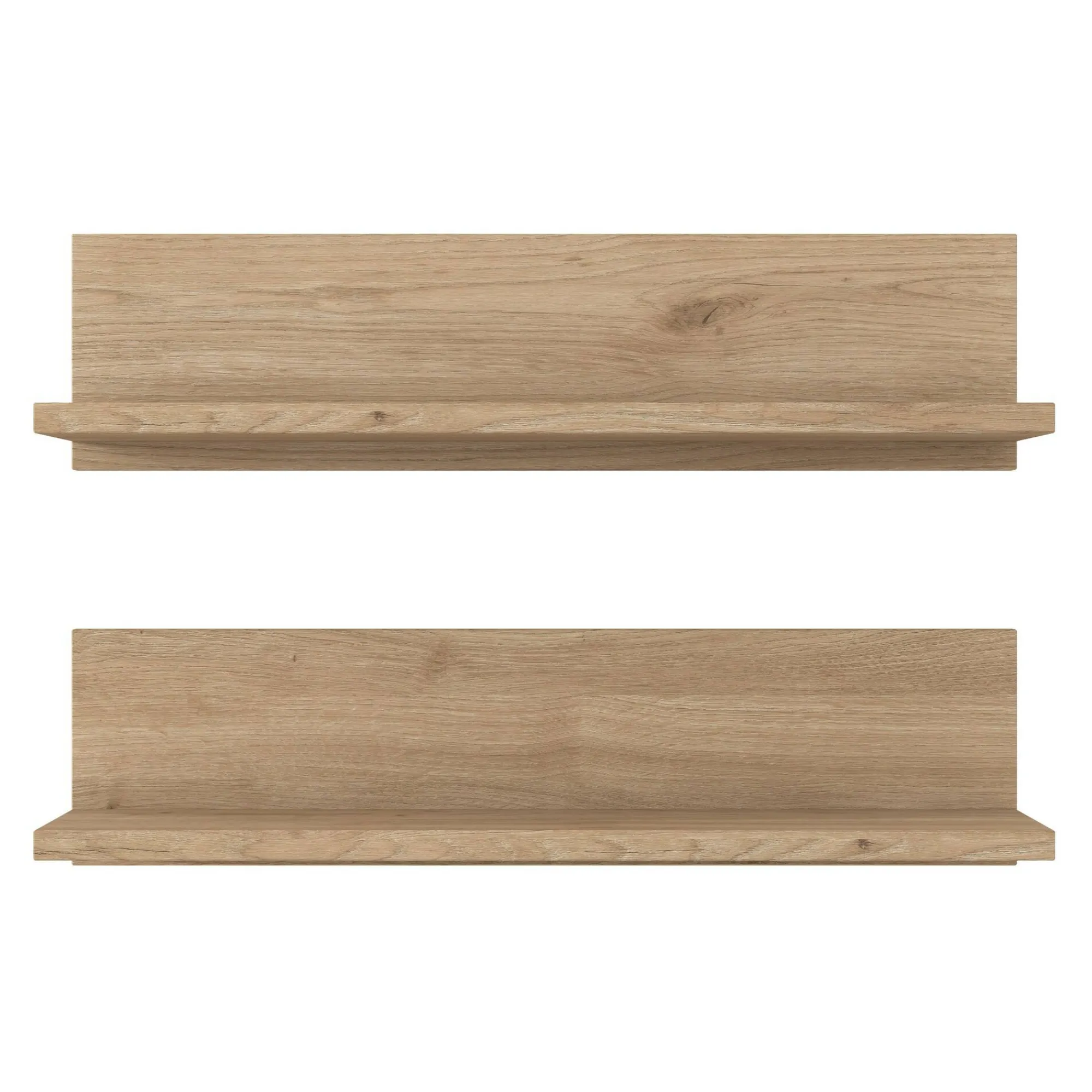 Mensola Nebbia, 60x13 h15 cm, Noce e Bianco<Dmora Flash Sale