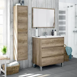 Mobile colonna Aladin, 30x26h140 cm,<Dmora Cheap