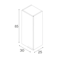 Mobile colonna Alcott, 30x25h85 cm,<Dmora Cheap